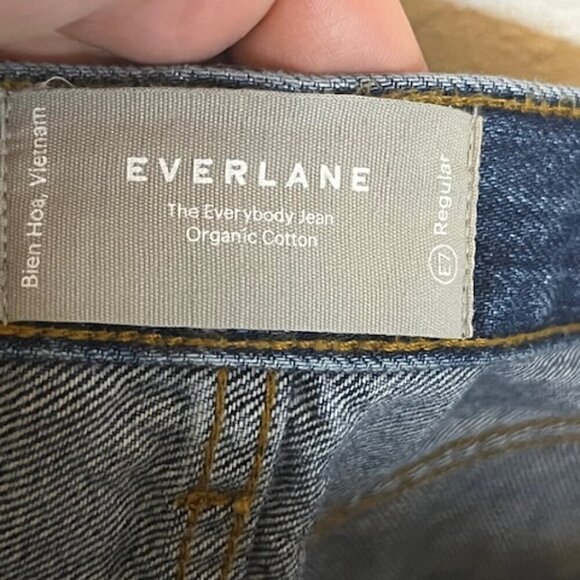 Everlane Jeans Everybody Jean E7 Men's 32‎ Women's 30 Straight Leg Denim - Picture 3 of 4